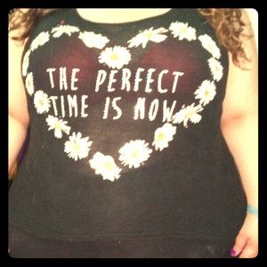 "The Perfect Time Is Now" Crop Top